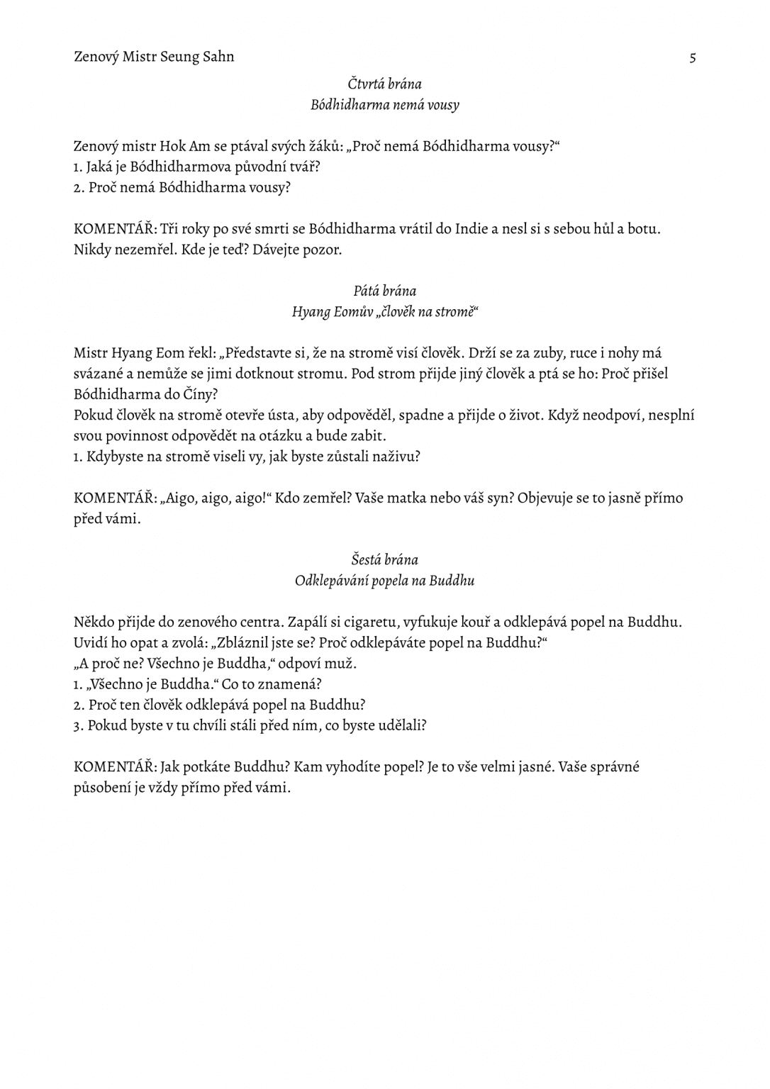 Zenový Mistr Seung Sahn-05