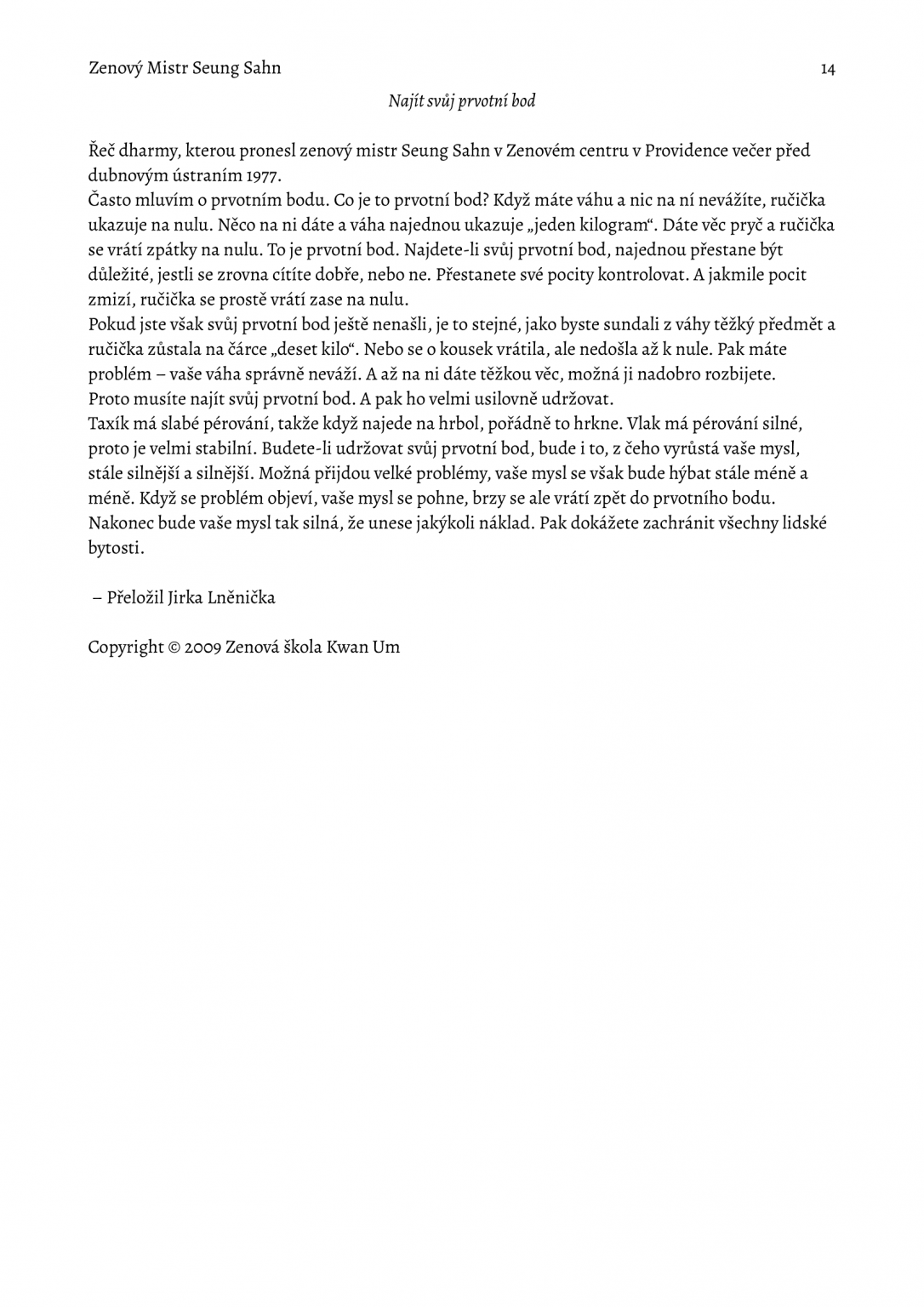 Zenový Mistr Seung Sahn-14