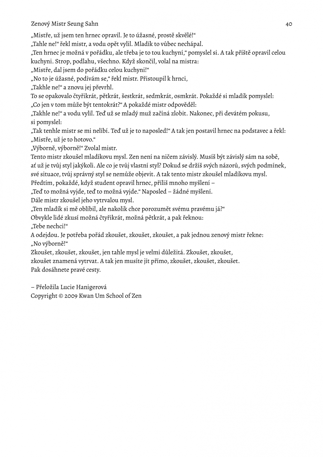 Zenový Mistr Seung Sahn-40