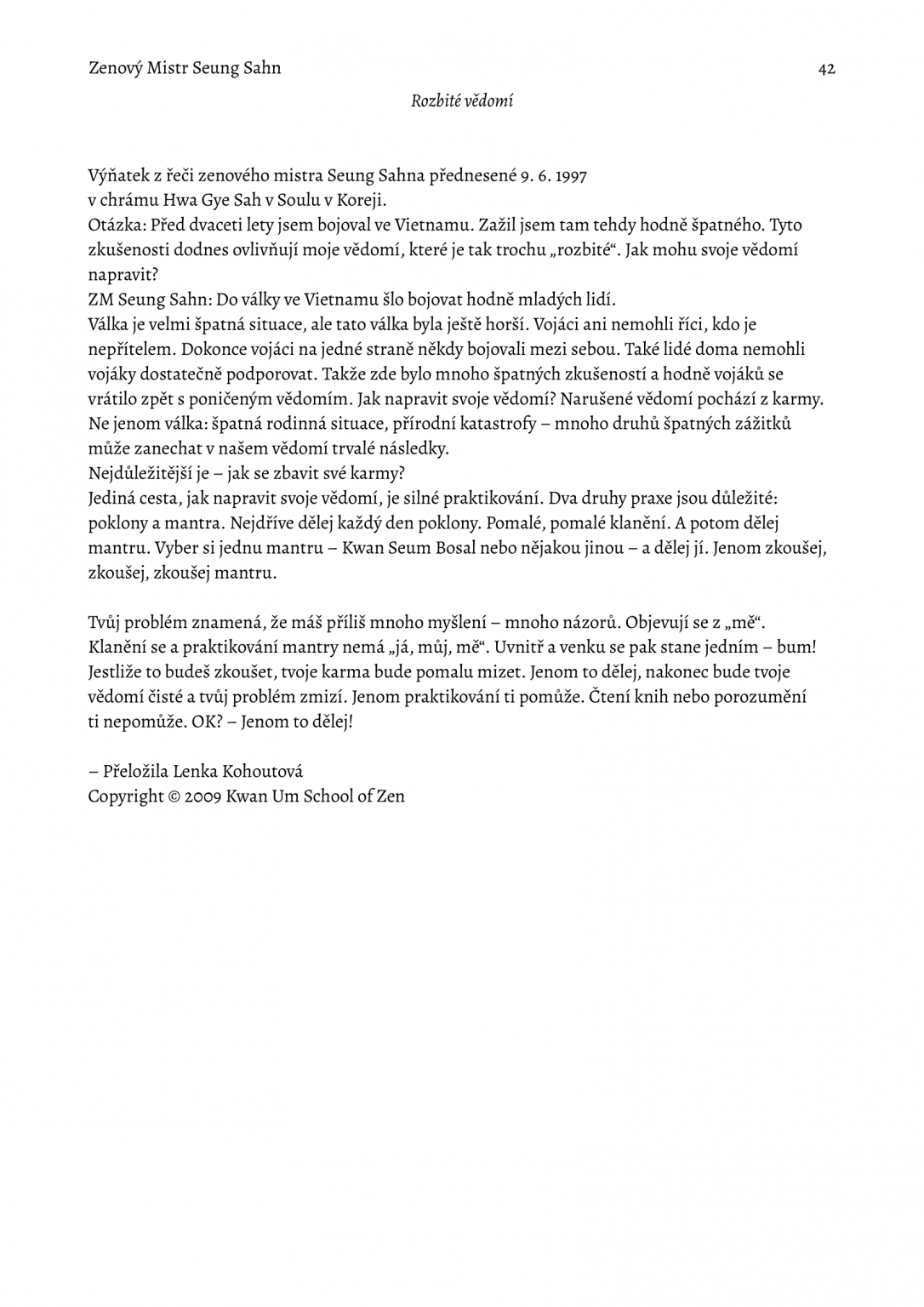 Zenový Mistr Seung Sahn-42