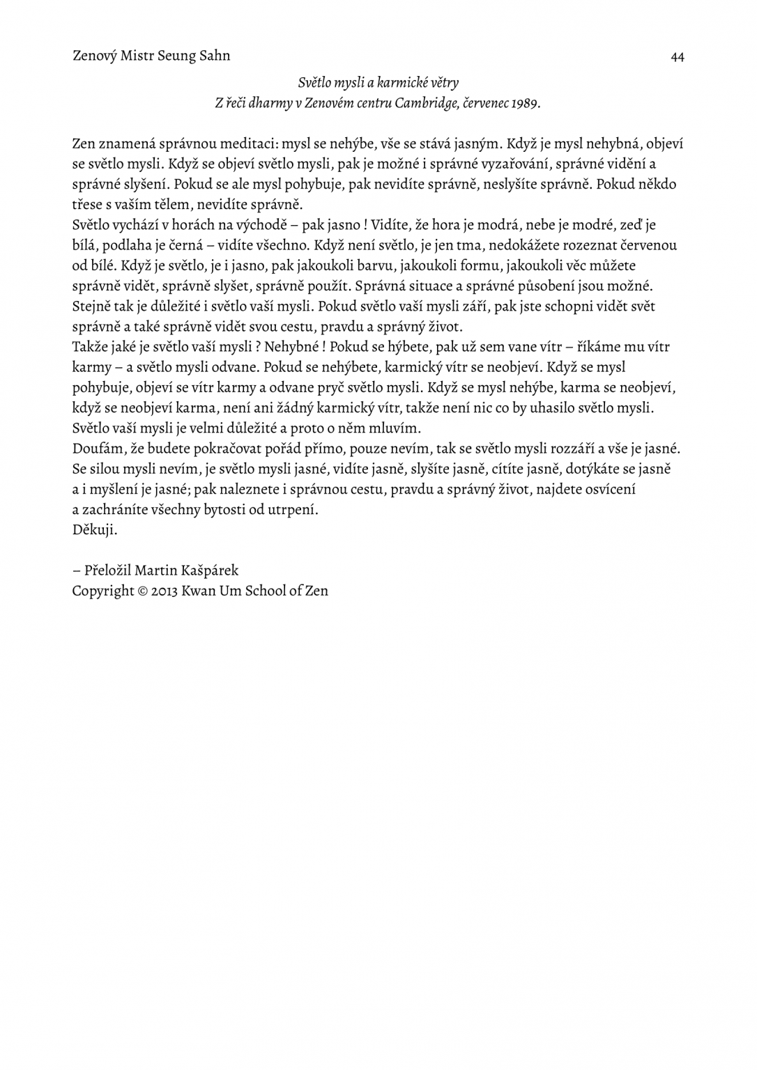 Zenový Mistr Seung Sahn-44